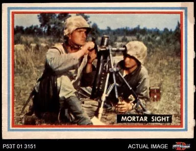 1953 Topps Fighting Marines #18 Mortar Sight 4 - VG/EX • $5