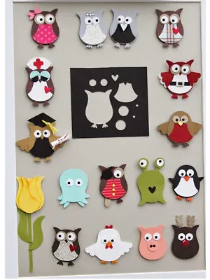 Owl Punch Metal Cutting Dies Stencils For DIY Scrapbooking DIY Paper Cards Craft • $4.69