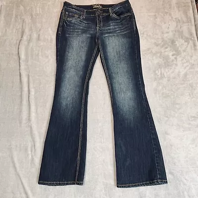 Womens Vanity Bootcut Jeans 30 W/33 L Dark Wash Curvy Sasha (Actual 32W/31L) • $18.94