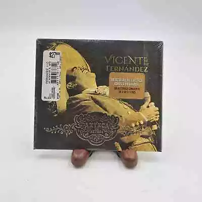 Vicente Fernandez Un Azteca En El Azteca CD/DVD Set Sealed • $22
