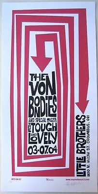 Von Bondies Concert Poster 2004 Mike Martin • $82.59