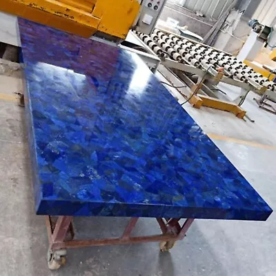 48 X 72 Inches Marble Dining Table Top Lapis Lazuli Stones Inlaid Kitchen Table • £7207