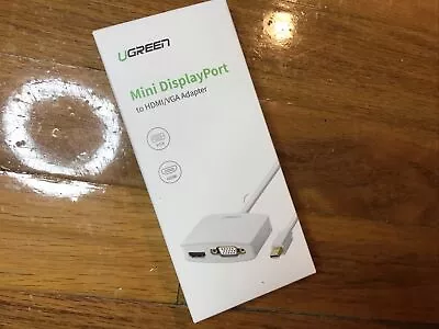 UGREEN Mini DisplayPort To HDMI & VGA Adapter Converter 4K Thunderbolt 2.0 Apple • $12.99