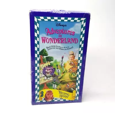Vintage Disney's Adventures In Wonderland Volume 2 Helping Hands VHS NEW SEALED* • $12.95