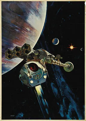 2001: A Space Odyssey Stanley Kubrick Movie Poster Print #22 • £6.17