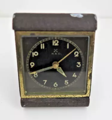 Vintage HAC Hand Winding Mechanical Alarm Clock / Travel Clock • $1.25