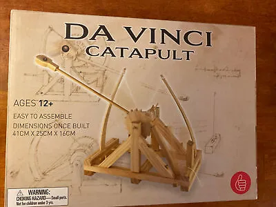 Leonardo Da Vinci Catapult Kit NIB Ages 12+ ThumbsUp • $14.99