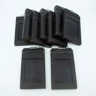 Lot Of 9 - Graflex Sheet Film Holders - 2.25 X 3.25 Wooden Graphic 2 1/4 X 3 1/4 • $63.99