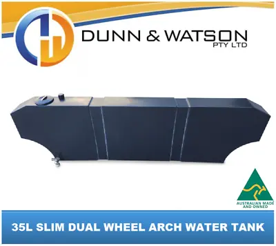 $280 • Buy 35L Slim Dual Wheel Arch Water Tank - Ute, Styleside, Tray, Wheelarch 4x4 4wd