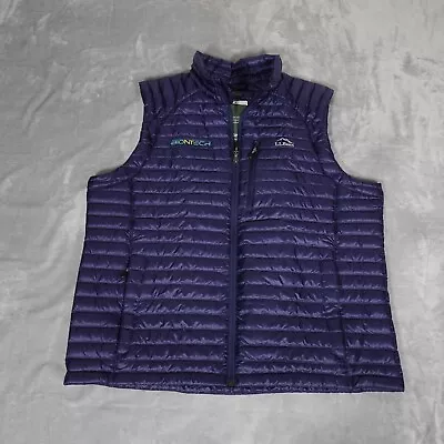 LL Bean Ultralight 850 Goose Down Puffer Sweater Vest Mens XL BioNTech READ! • $69.99