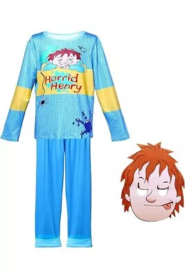 Horrid Henry Costume/dress Up/WBD New Without Tags 5-6y W/Whoopie Cushion  • £10