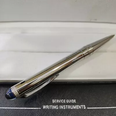 Luxury Blue Planet Series Steel Color 0.7mm Nib Ballpoint Pen • $19.80