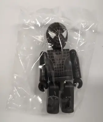 Medicom Kubrick 100% Spider-man Black Suited Spiderman 3 Action Figure New • $12.98