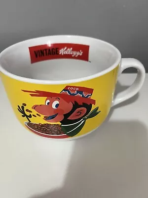 Kellogg's Vintage Style Coco Pops Cereal Bowl With Handle & Spoon Set • £9.99