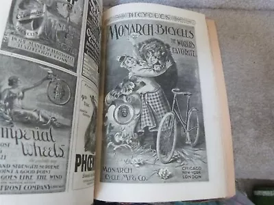 1897 BICYCLE ADVERTISEMENTS MONARCH COLUMBIA SYLPH Century Illustrated Magazine • $25.24