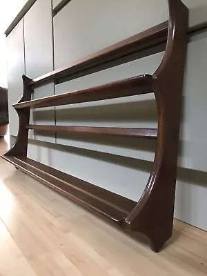 £75 • Buy Ercol Plate Rack Wall Shelves Mid Century Retro Vintage Display Shelf