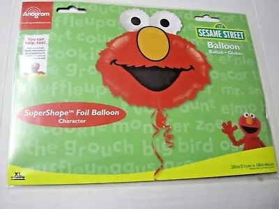 Sesame Street Foil Balloon Elmo By Anagram 20  X 18  Brand New • $7.99