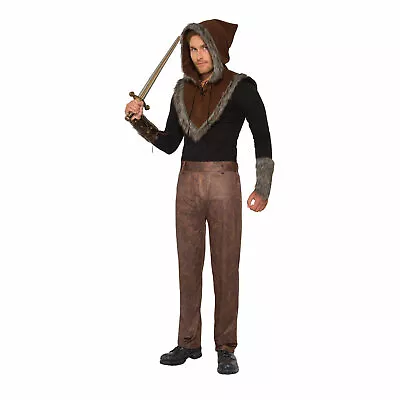 Adult Men's Dragon Viking Nordic Faux Leather Pants Halloween Costume Cosplay • $9.95