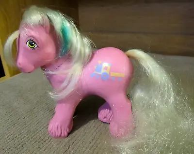 $19.99 • Buy Vintage My Little Pony G1 BIG BROTHER Boy STEAMER Train Pink Clydesdale 1987