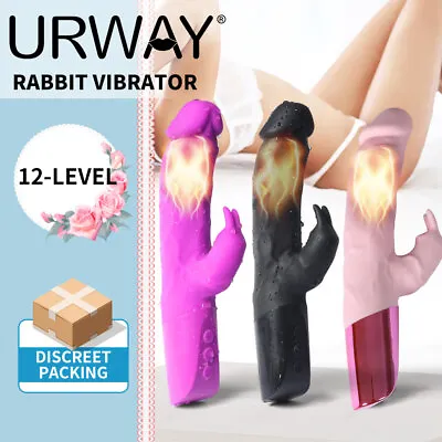 $35.99 • Buy Urway Vibrator Dildo Masturbator Heating Gspot Massager Anal Adults Sex Toy