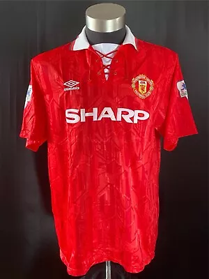 Manchester United 1992/1993 Home Match Worn Issue Player Shirt • £5999.99