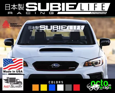 Fits Subaru Wrx Impreza Outback Forester Sti Wheels Windshield Decal Sticker • $26.99