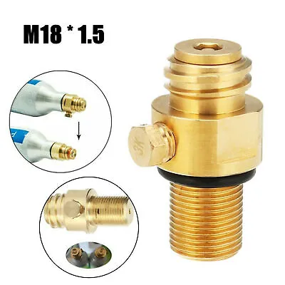 M18x1.5/ TR21x4 Thread For Soda Stream Tank Maker Valve Adapter Refill CO2 Part • $15.13