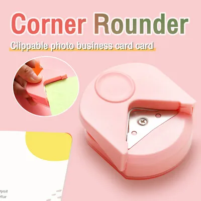 Mini Rounders Paper Puncher R4 Sharp Corner Trimming Card Photo Cutter Trimmer • $8.16