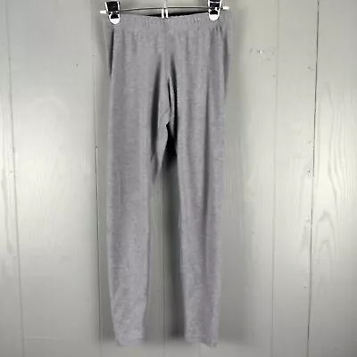 Nike Leggings Womens M Gray Spellout Graphic Organic Cotton Recycled Eco Skinny • $12.99