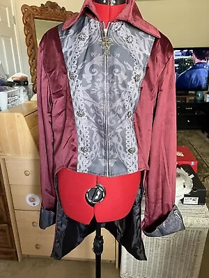 Mens Steampunk Gothic Zip Up Tailcoat. XL • $20