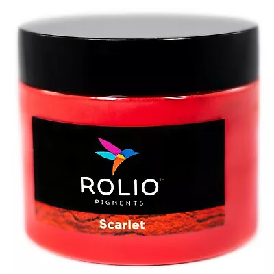 ROLIO Mica Powder Scarlet 50g - For Epoxy Resin Candle Cosmetic Making • $14.99