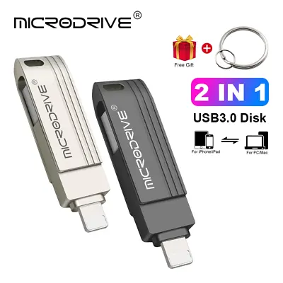 USB Drive For IPhone USB 3.0 Flash Drive Photo Stick Storage For IPhone IPad • £13.99