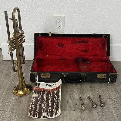 Vintage REVELLE  Trumpet Brass Musical Instrument In Case • $110