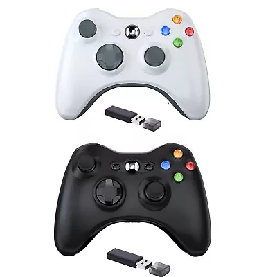 2.4G Wireless Xbox 360 Controller + Receiver For Xbox 360 Windows 11 10 8 7 PC • $19.99