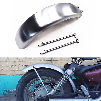 Silver Handemade Modified Steel Plate Rear Fender For Yamaha XV250 Virago Iron • $131.94