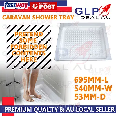 For VT90 Caravan Shower Tray 695mm L X 540mm W X 53mm D RV Outdoor Motorhome • $203.55