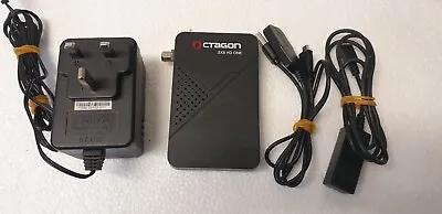 Octagon SX8 Mini HD One Digital Satellite  Receiver W/ Wi-Fi Adaptor (No Remote) • £39.95