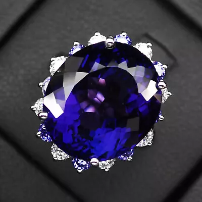 Beautiful Color Change Spinel 17.8Ct 925 Sterling Silver Handmade Ring Size 6.75 • $34.99