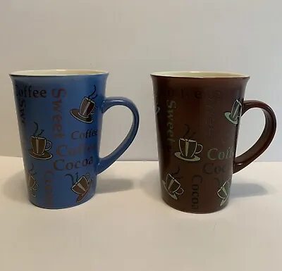 Mulberry Home Collection Coffee Mug Latte Cup Hot Chocolate Cocoa  4.25  Tall • $19.99