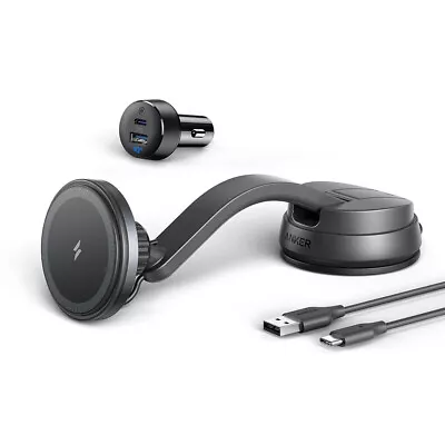 Anker Magnetic Snap Charge Drive Series 6 Car Dash Wireless Charger For IPhone • $134