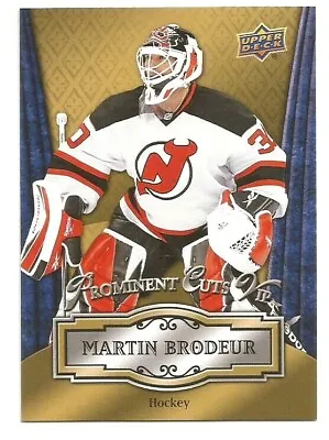 2016 Ud National Sports Card Show Martin Brodeur Prominent Cuts Vip #vip-3 • $1.25