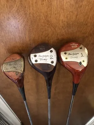 Vintage 1952 MacGregor Tommy Armour Eye-O-Matic 945W Wood Set Driver 2 & 3 Wood • $599.99