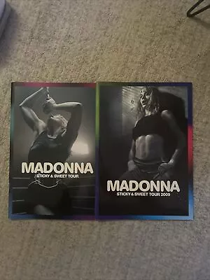 Madonna Sticky And Sweet Tour Programme Both Legs • £50