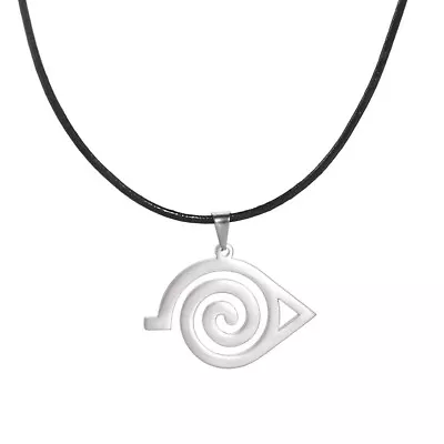 Naruto Cosplay Necklace Crystal Green Anime Costume Itachi Obito Sasuke Leaf • £4.99