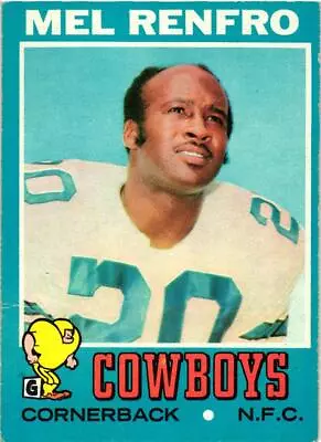 1971 Topps #118 Mel Renfro • $1.99