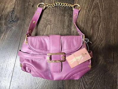 Vintage Y2K Paris Hilton Bag Pink Satin Purse Handbag Chain Handle • $39.99