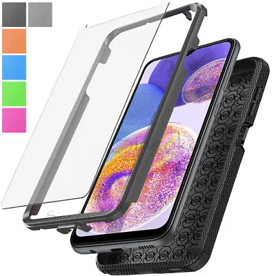 SHOCKPROOF RUGGED HYBRID REFINED ARMOR Phone Case Cover + BUILT SCREEN PROTECTOR • $11.49