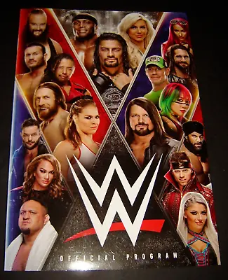 2018 WWE Wrestling OFFICIAL PROGRAM Wrestlemania 34 New Orleans Smackdown... • $19.95