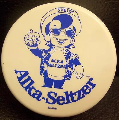 Vintage Speedy Alka-Seltzer Collapsible Cup Nice!  Advertising! • $14.99