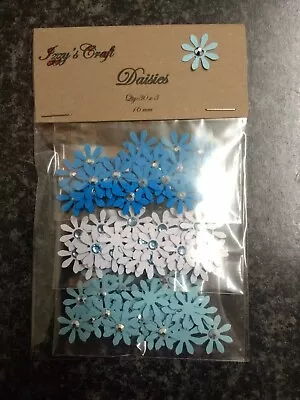 90 PAPER DAISY FLOWER CARD MAKING #102CRAFT EMBELLISHMENTS Joba Lot Confetti • £1.89